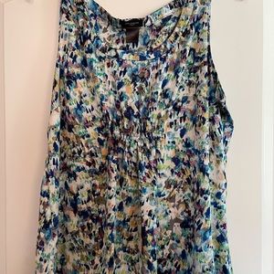 Ann Taylor sleeveless silk shirt